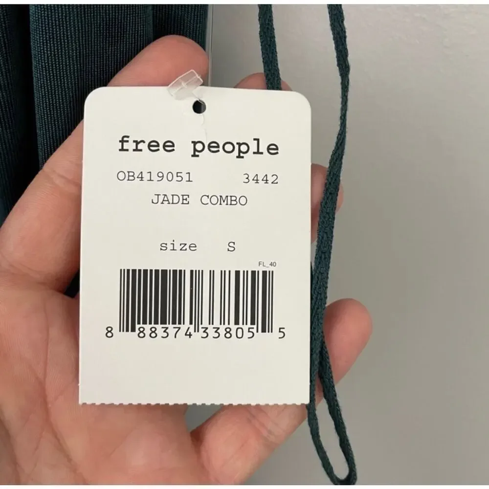 Free People NWT Make it Count Jade Dress